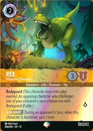 Set12-206 | Rex – Protective Dinosaur | Rare | Foil