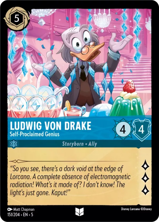 Set 5-151 | Ludwig Von Drake - Self-Proclaimed Genius | Uncommon