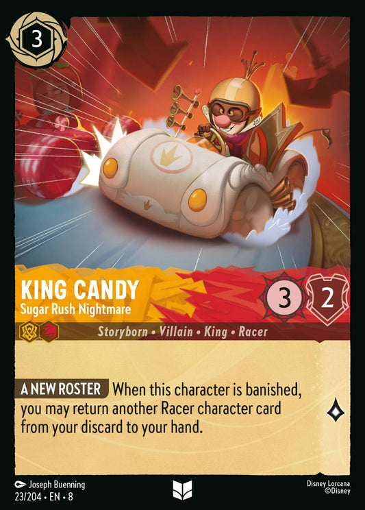 Set 8-023 | King Candy - Sugar Rush Nightmare | Uncommon