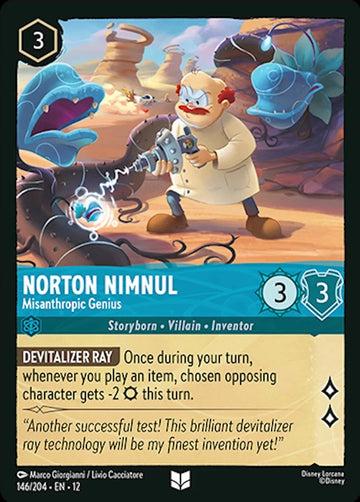 Set12-146 | Norton Nimnul – Misanthropic Genius | Uncommon | Foil