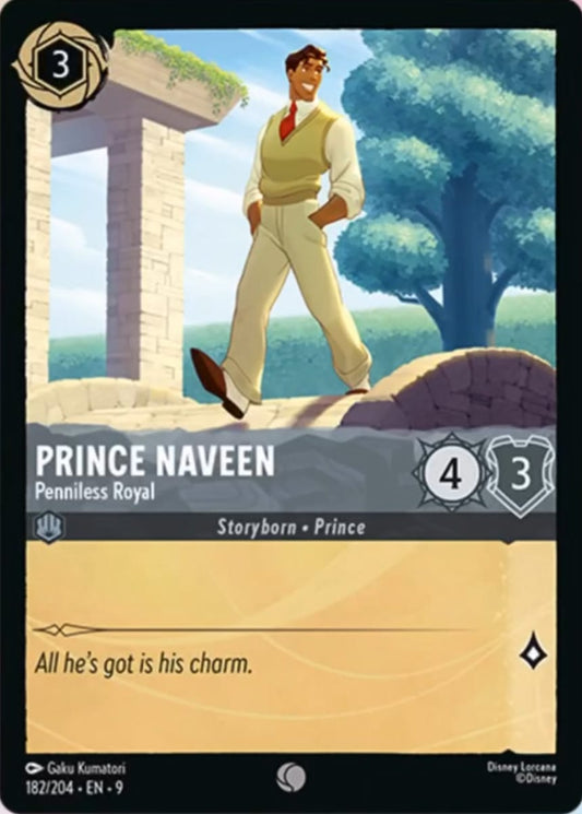 Set 9-182 | Prince Naveen - Penniless Royal | Common