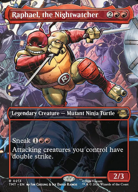 TMT-213 Raphael, the Nightwatcher | Rare (EN)
