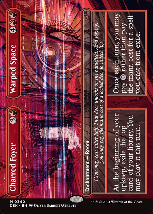 DSK-340 Charred Foyer // Warped Space | Mythic (EN)