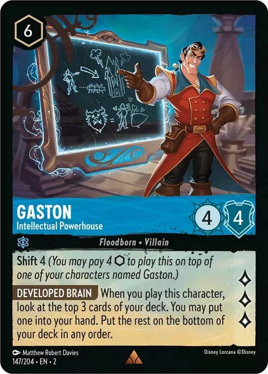 Set 2-147 | Gaston - Intellectual Powerhouse | Rare