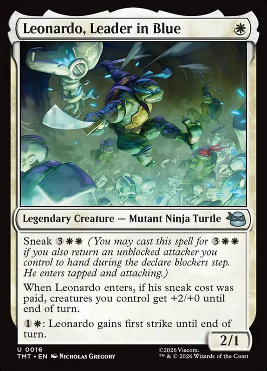 EN | Leonardo, Leader in Blue| Foil| TMT-16