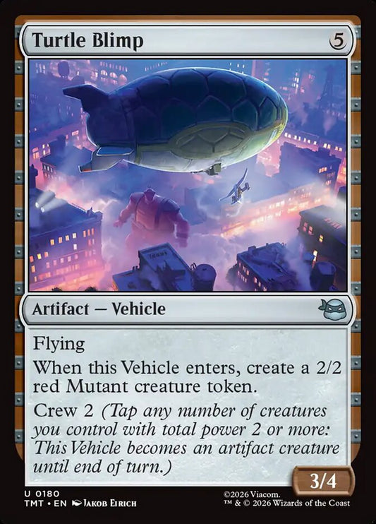 EN | Turtle Blimp| Foil| TMT-180