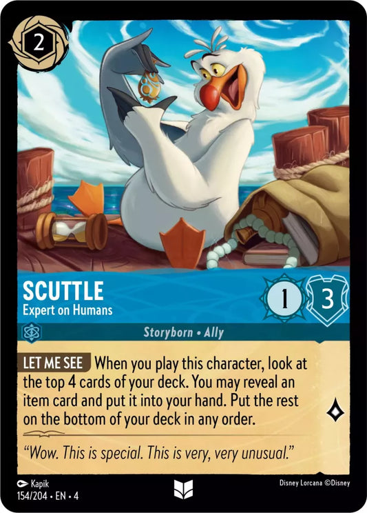 Set 4-154 | Scuttle - Expert on Humans | Uncommon