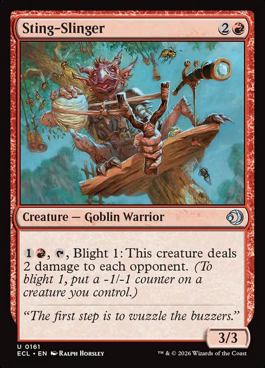 ECL-0161 | Sting-Slinger | EN  | - | Foil