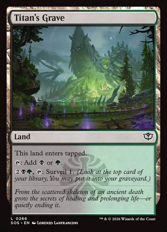 SOS-266  Titan's Grave -EN- C (Non-Foil)
