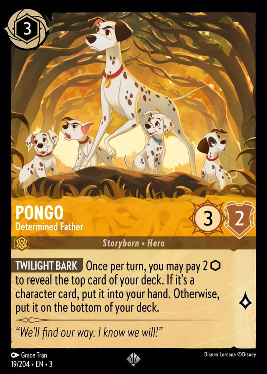 Set 3-019 | Pongo - Determined Father | Super Rare