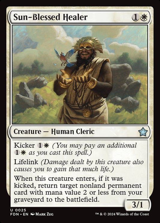 FDN-0025 | Sun-Blessed Healer | EN  | - | Non-Foil