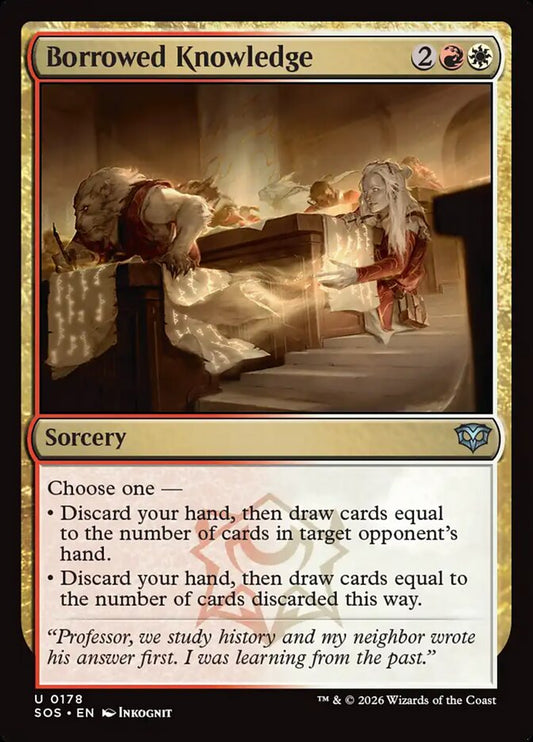 SOS-178  Borrowed Knowledge -EN- U (Non-Foil)