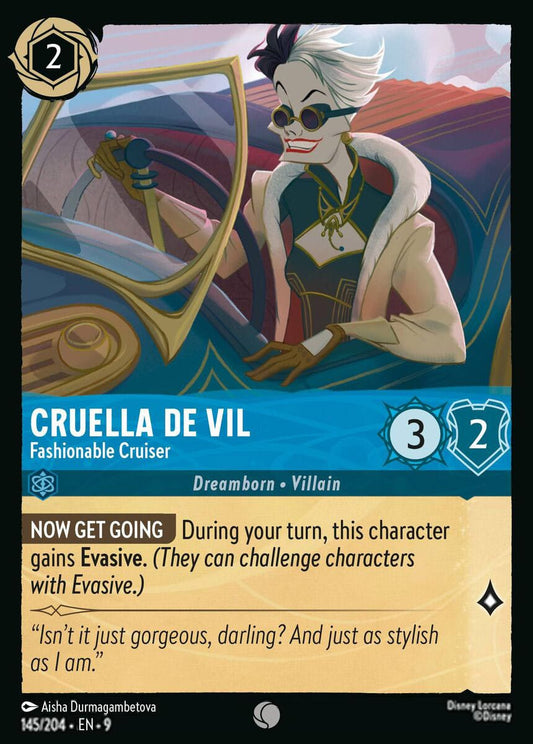 Set 9-145 | Cruella De Vil - Fashionable Cruiser | Common