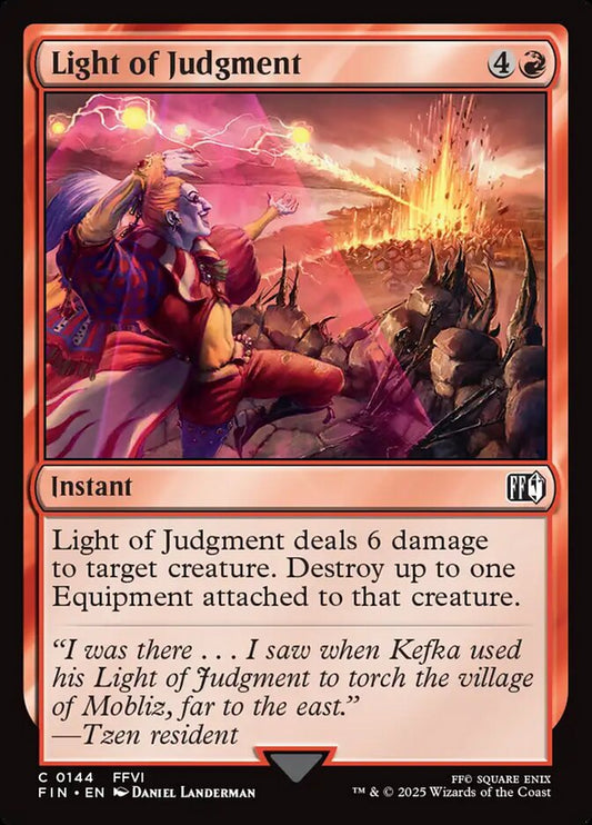 FIN-0144 | Light of Judgment | EN  | - | Non-Foil