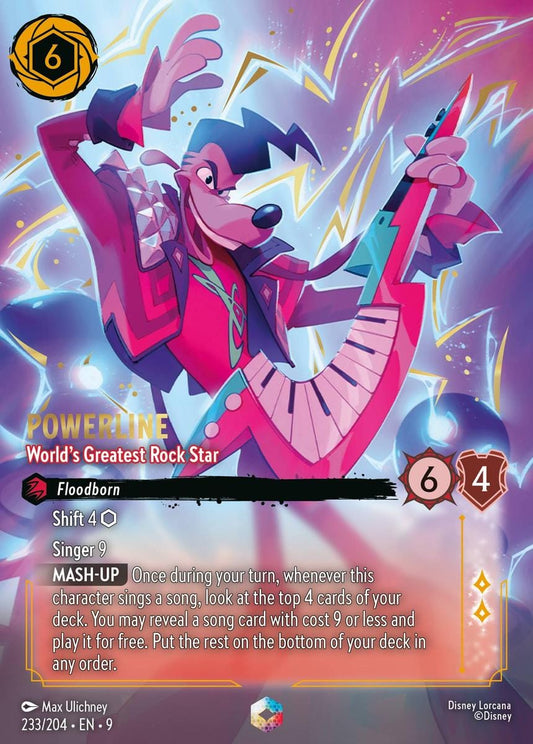 Set 9-233 | Powerline - World's Greatest Rock Star | Enchanted