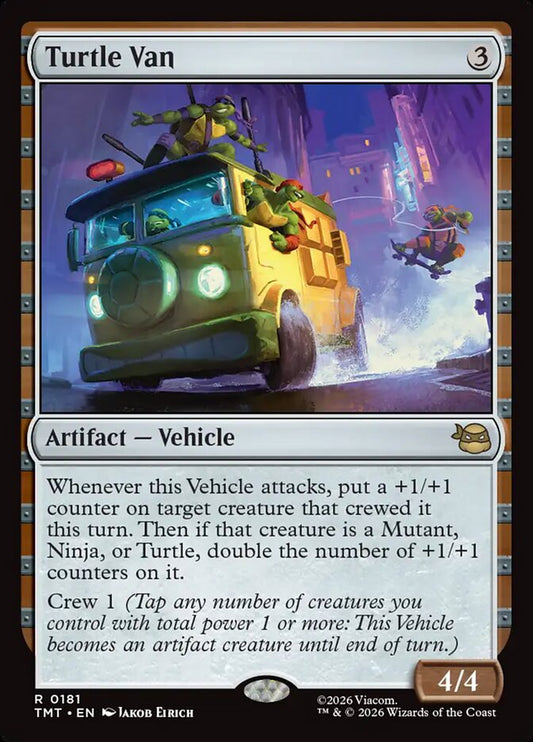 TMT-0181 | Turtle Van | EN  | - | Foil