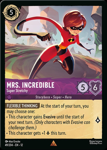 Set12-049 | Mrs. Incredible – Super Stretchy | Rare | Foil
