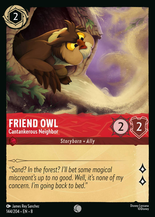 Set 8-144 | Friend Owl - Cantankerous Neighbor | Common