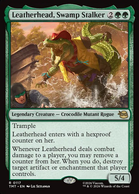 EN | Leatherhead, Swamp Stalker| Foil| TMT-117