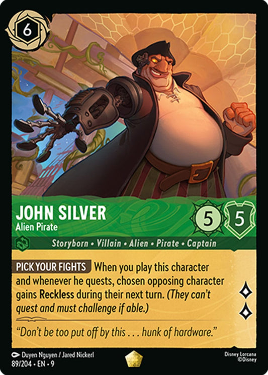 Set 9-089 | John Silver - Alien Pirate | Legendary