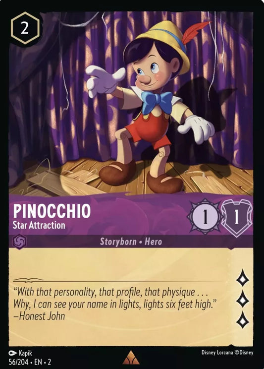 Set 2-056 | Pinocchio - Star Attraction | Rare