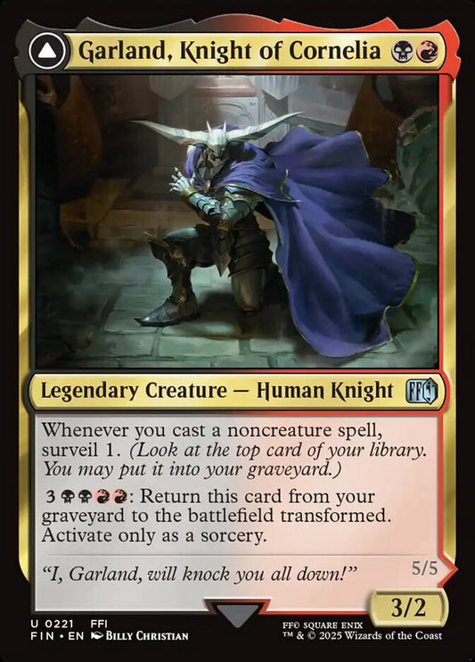 FIN-221 Garland, Knight of Cornelia // Chaos, the Endless | Uncommon (EN)