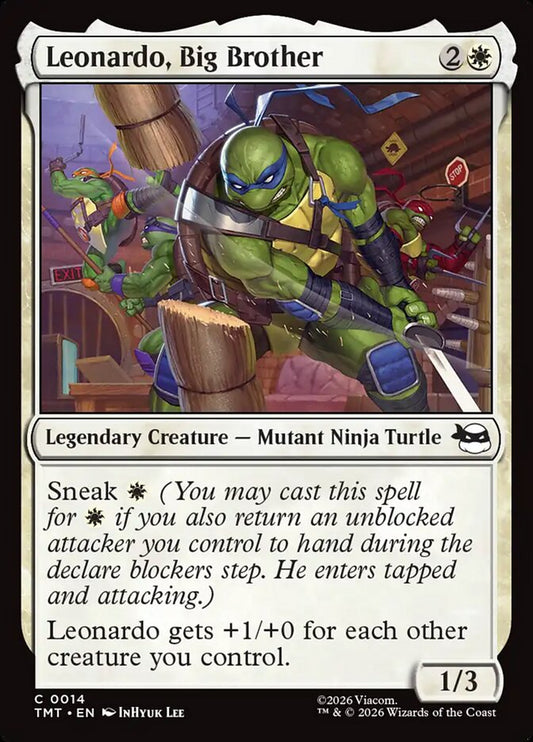 TMT-0014 | Leonardo, Big Brother | EN  | - | Foil