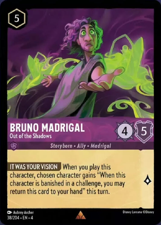 Set 4-038 | Bruno Madrigal - Out of the Shadows | Rare