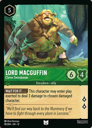 Set12-078 | Lord MacGuffin – Clever Swordsman | Uncommon | Foil