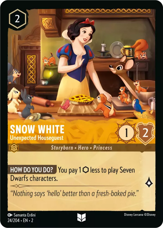 Set 2-024 | Snow White - Unexpected Houseguest | Uncommon