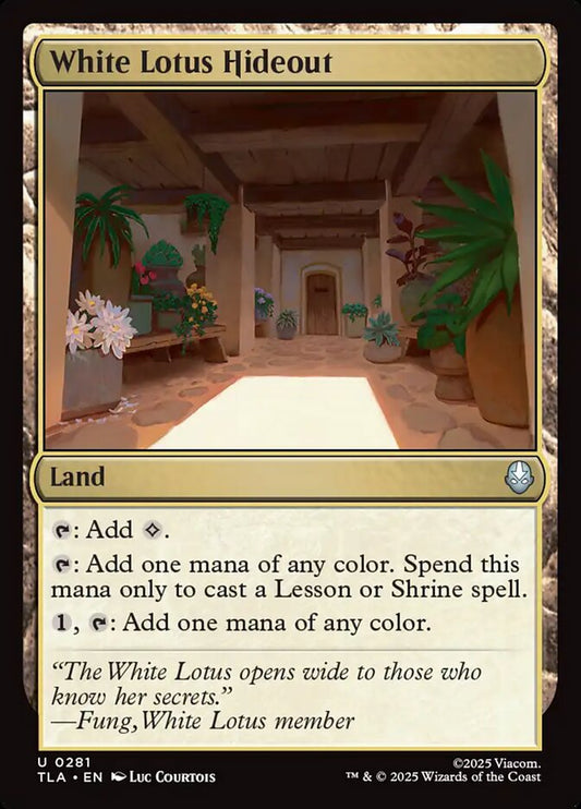 TLA-0281 | White Lotus Hideout | EN  | - | Non-Foil