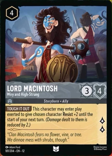 Set12-181 | Lord Macintosh – Wiry and High–Strung | Uncommon | Foil