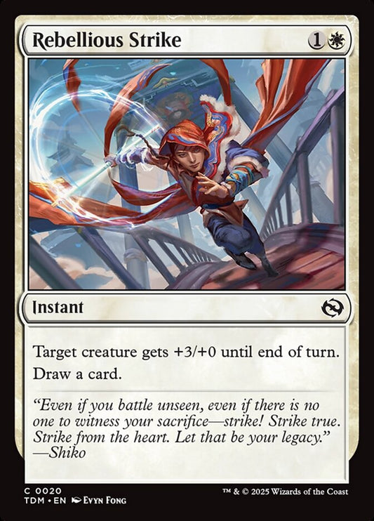 TDM-0020 | Rebellious Strike | EN  | - | Foil