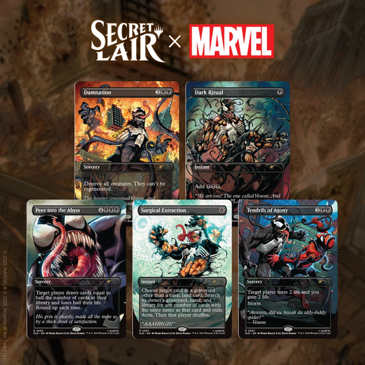 [Magic The Gathering 魔法風雲會] Secret Lair x Marvel’s Spider-Man: Venom Unleashed (Colors) |