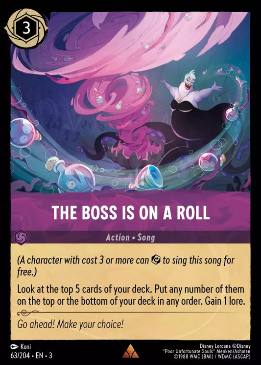 Set 3-063 | The Boss is on a Roll | Rare