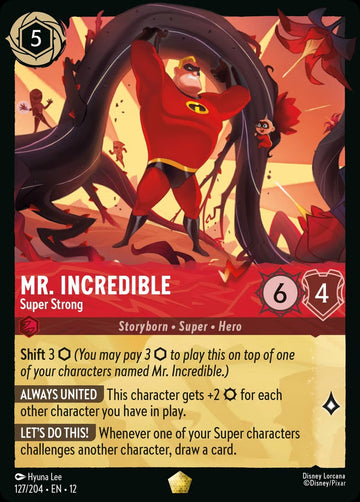 Set12-127 | Mr. Incredible – Super Strong | Legendary | Foil