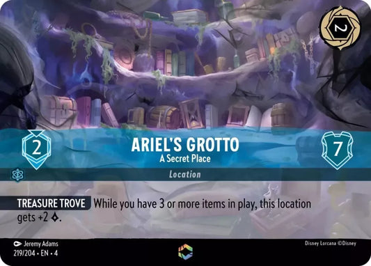 Set 4-219 | Ariel's Grotto - A Secret Place | Enchanted