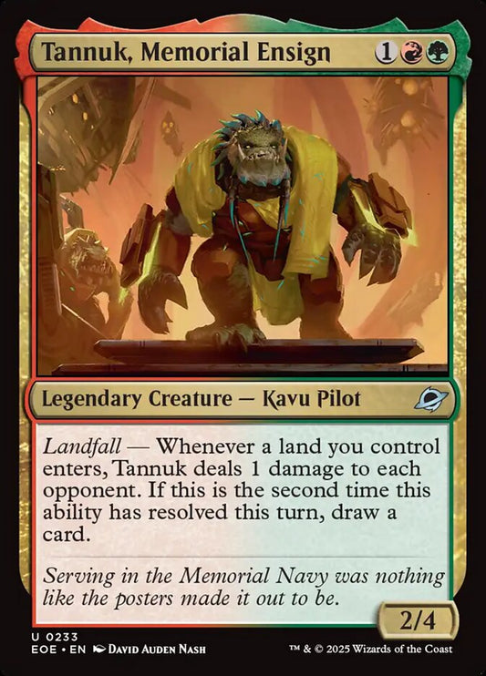 EOE-233 Tannuk, Memorial Ensign | Uncommon (EN)