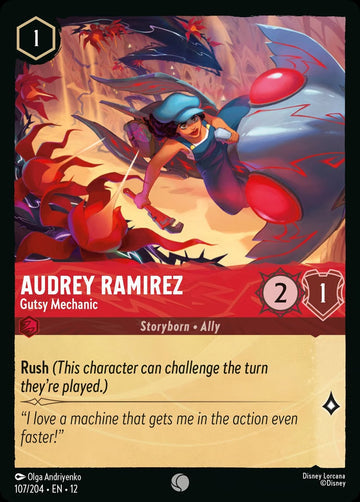 Set12-107 | Audrey Ramirez – Gutsy Mechanic | Common | Foil