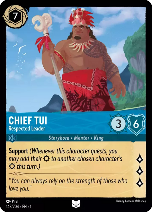Set 1-143 | Chief Tui - Respected Leader |  Uncommon