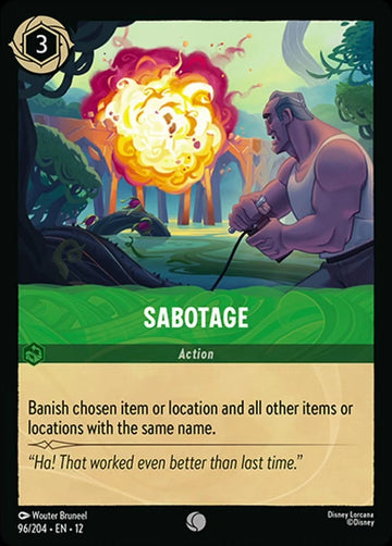 Set12-096 | Sabotage | Common | Non-Foil
