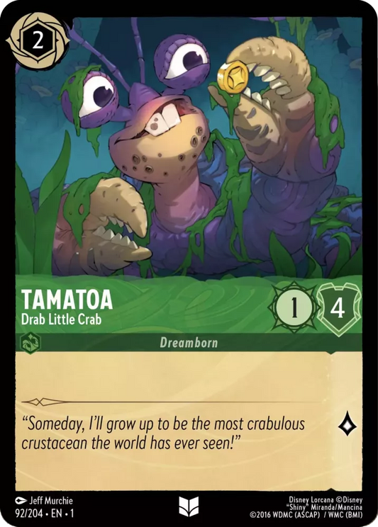 Set 1-092 | Tamatoa - Drab Little Crab |  Uncommon