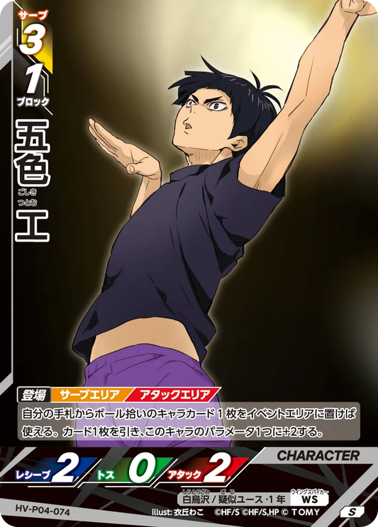 HV-P04-074 五色 工 | S