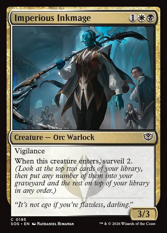 SOS-195  Imperious Inkmage -EN- C (Non-Foil)