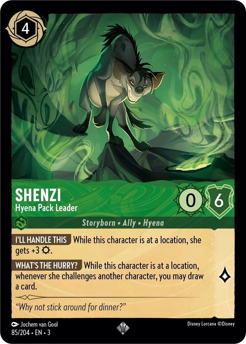 Set 9-087 | Shenzi - Hyena Pack Leader | Super Rare