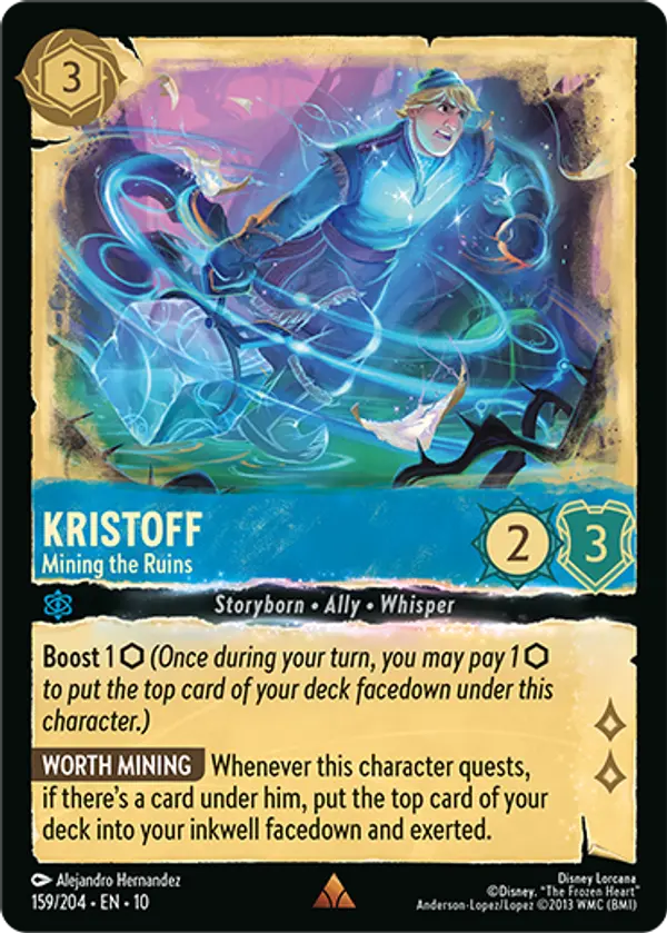 Set 10-159 | Kristoff - Mining the Ruins | Rare