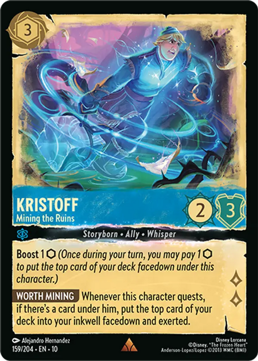 Set 10-159 | Kristoff - Mining the Ruins | Rare