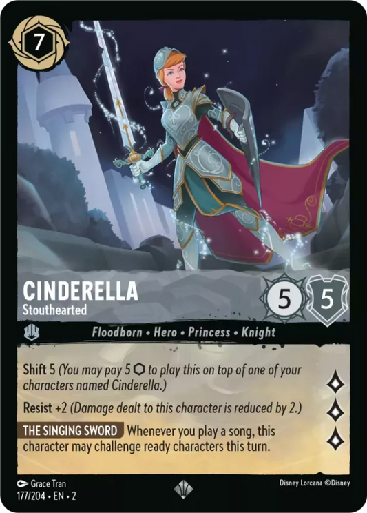 Set 2-177 | Cinderella - Stouthearted | Super Rare