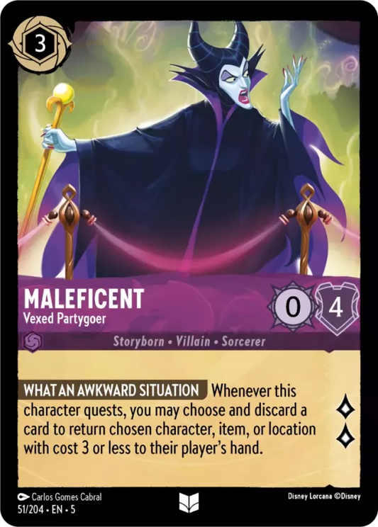Set 5-051 | Maleficent - Vexed Partygoer | Uncommon