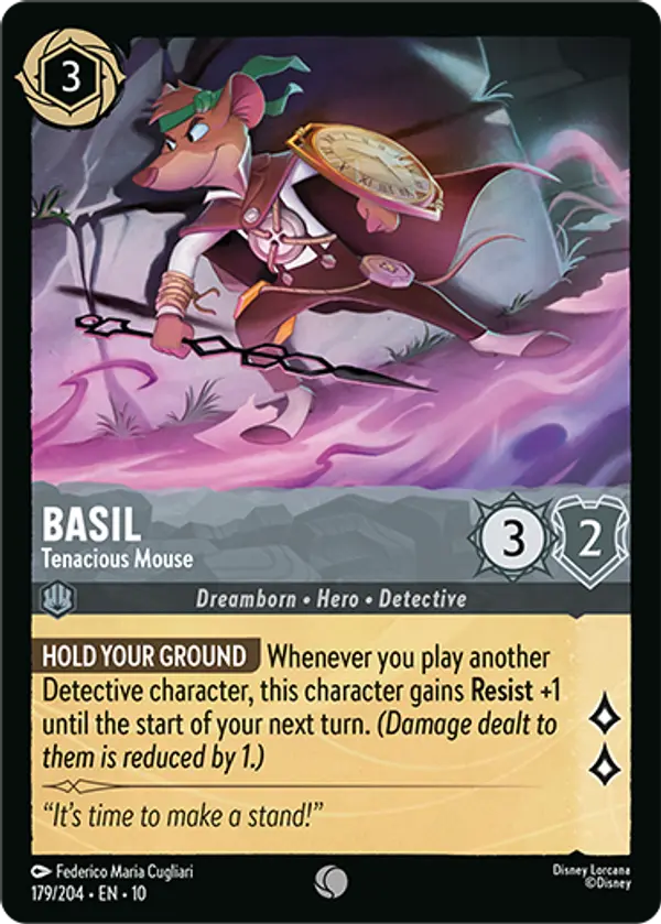 Set 10-179 | Basil - Tenacious Mouse | Common